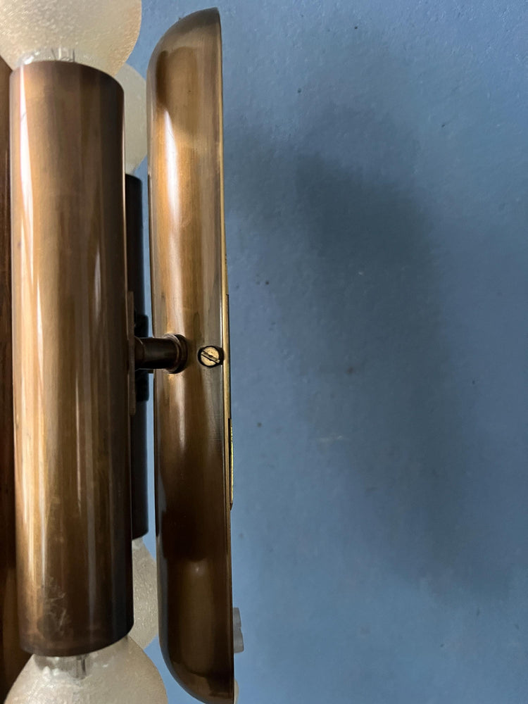 Vintage Bronze Wall Sconce Attributed to Mtoko Ishii