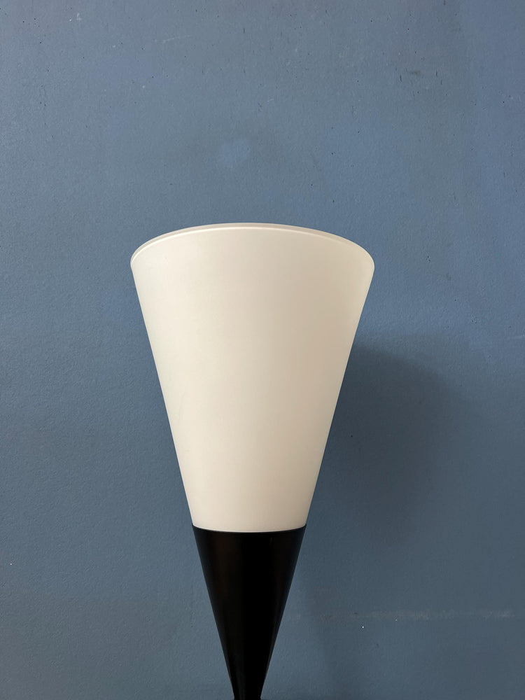 Mid Century Cone Opaline Glass Table Lamp
