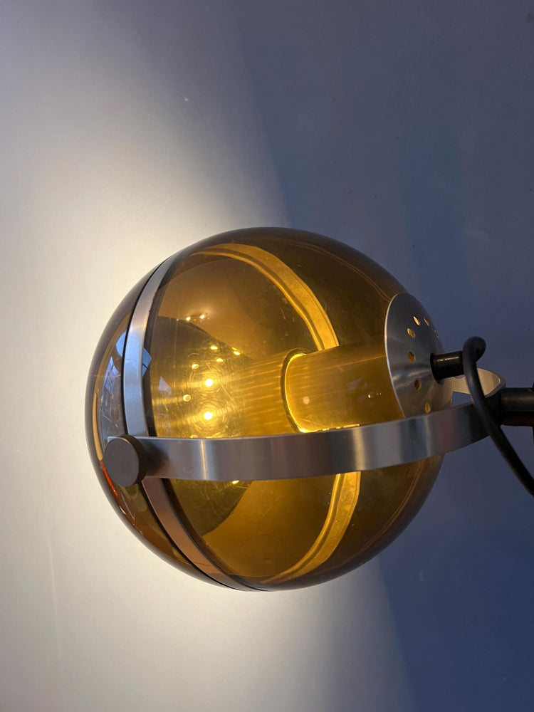 Vintage Mid Century Dijkstra Globe Space Age Wall Lamp