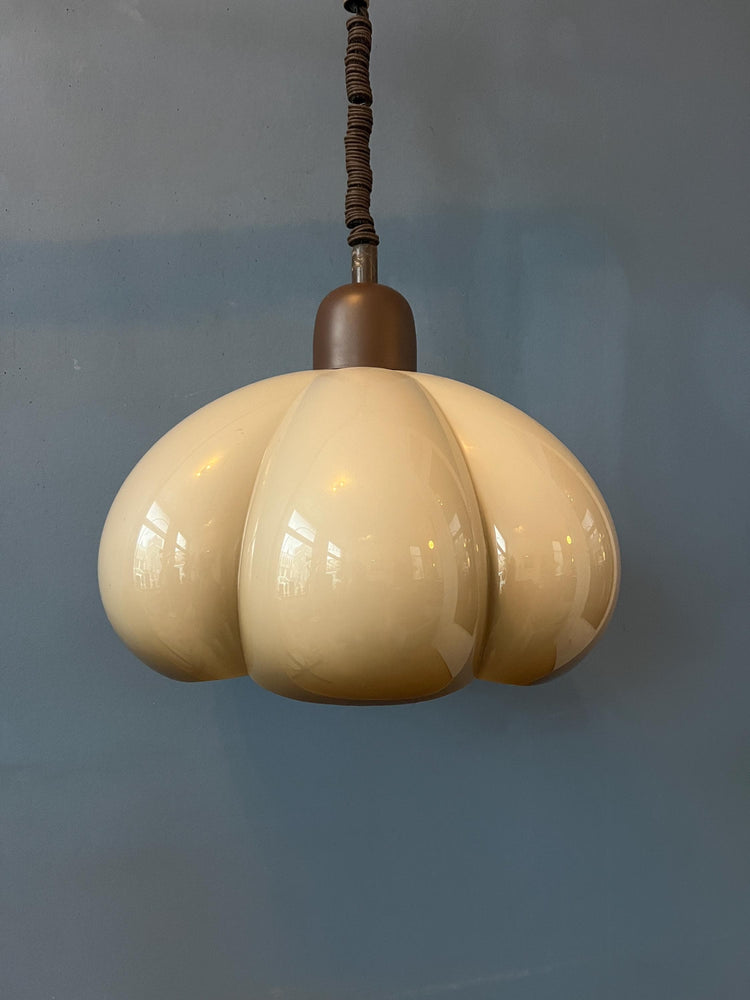 Pexiglass Space Age Flower Pendant Lamp by Herda