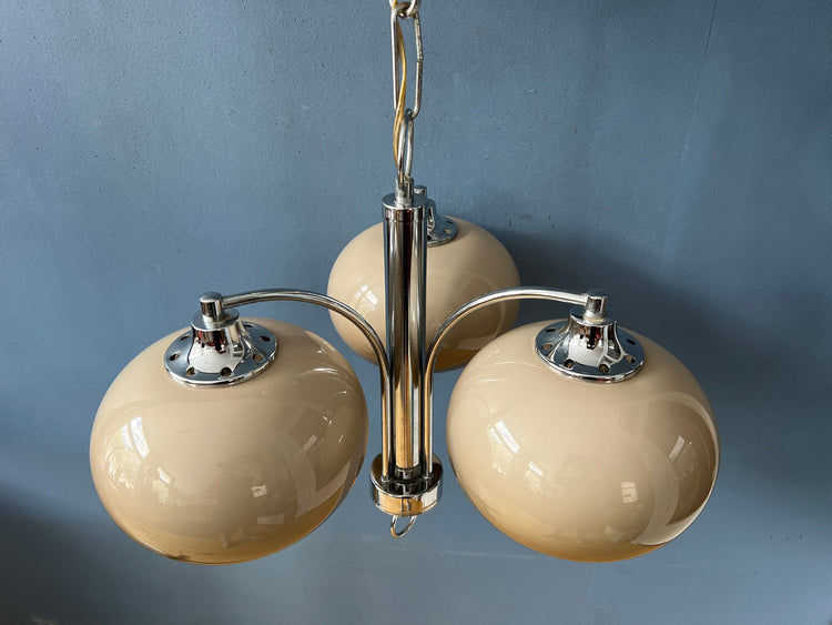 Mid Century Dijkstra Space Age Mushroom Chandelier Pendant Lamp