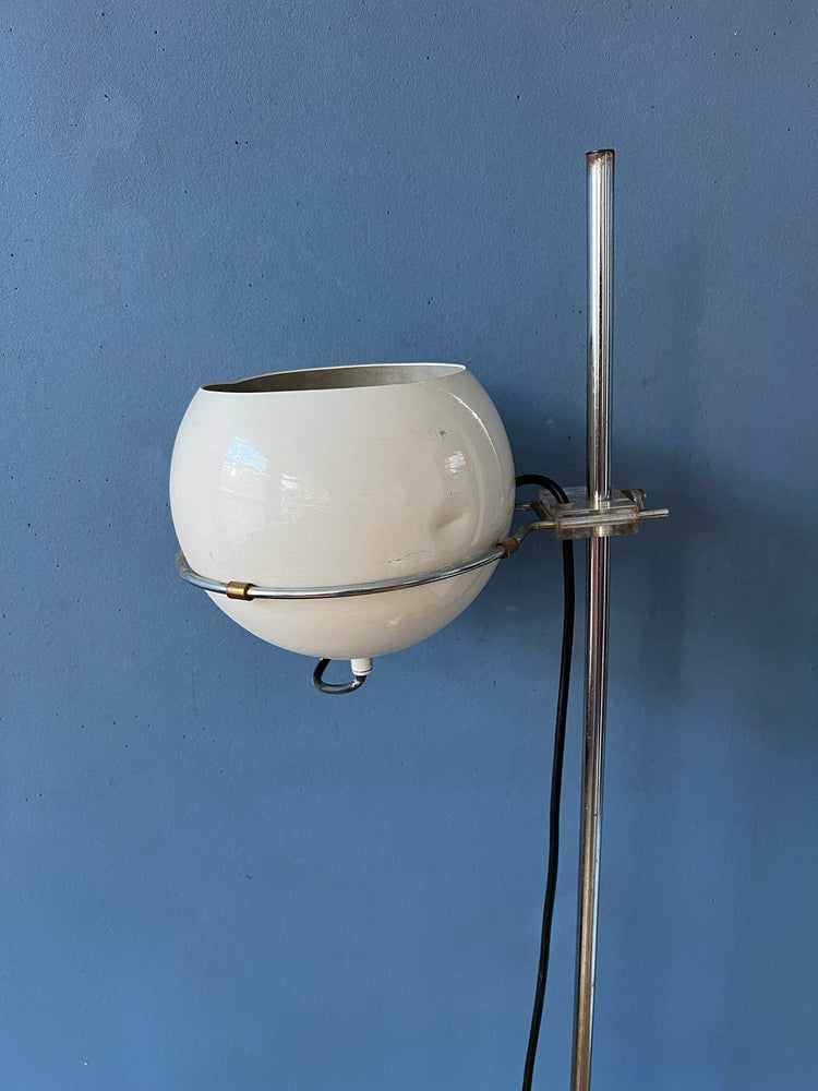 70s Mid Century Beige GEPO Eyeball Floor Lamp