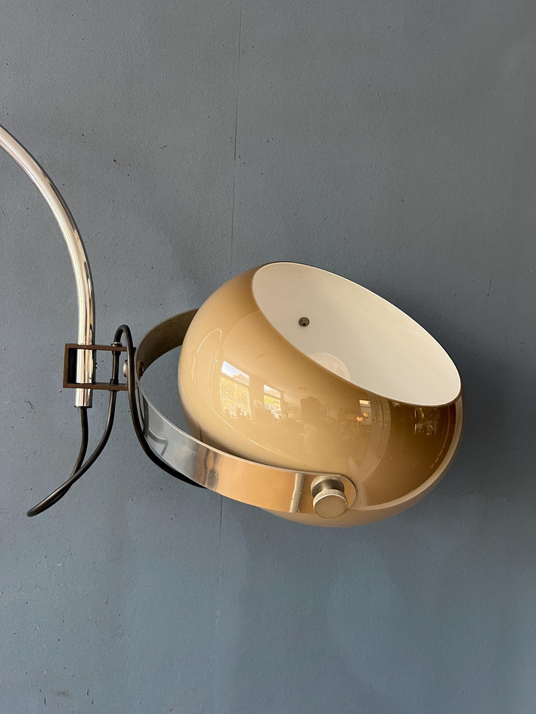 Space Age Dijkstra Double Arc Floor Lamp with Plexiglass Mushroom Shade