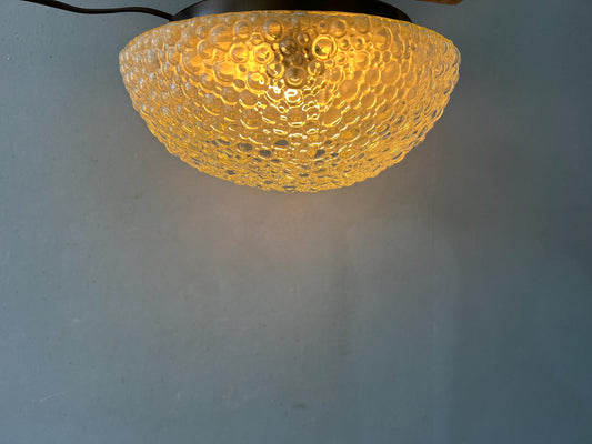 Vintage Helena Tynell Glashütte Flush Mount Glass Ceiling Lamp