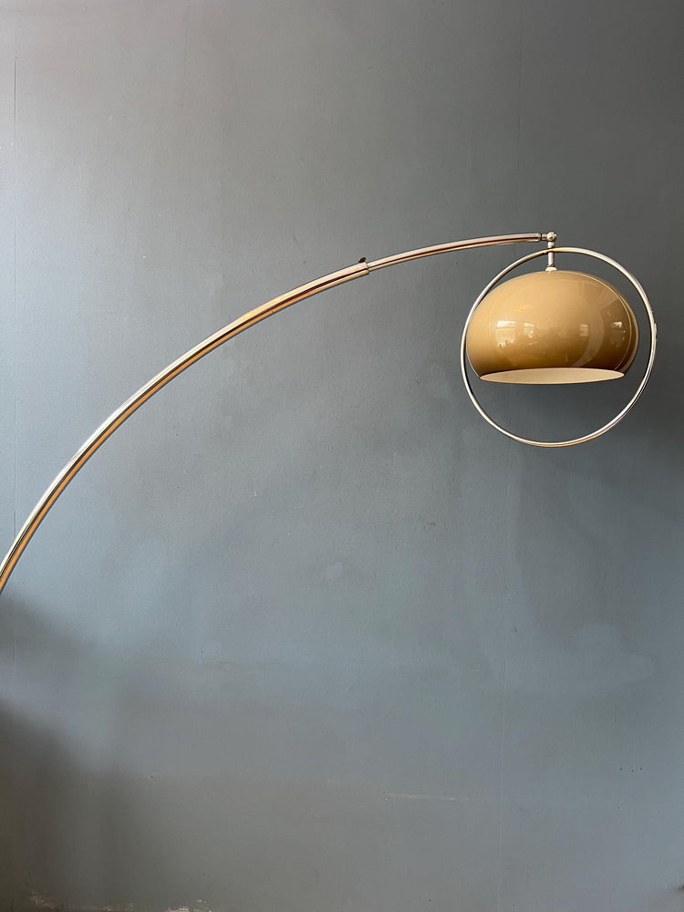 Mid Century Space Age Arc Guzzini Floor Lamp