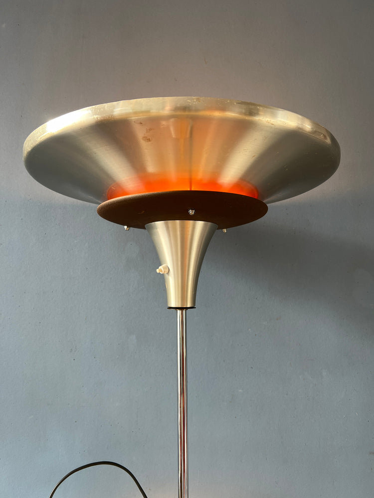 Vintage Lakro Amstelveen Space Age UFO Floor lamp with Eyeball Shade