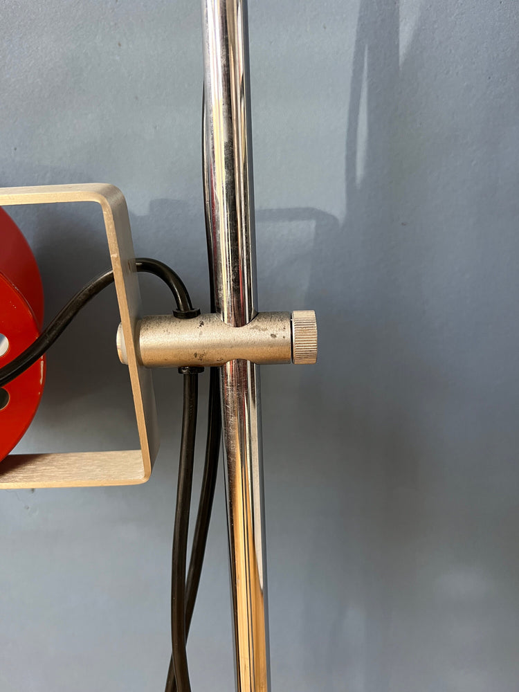 Anvia Orange Mid Century Space Age Floor Lamp