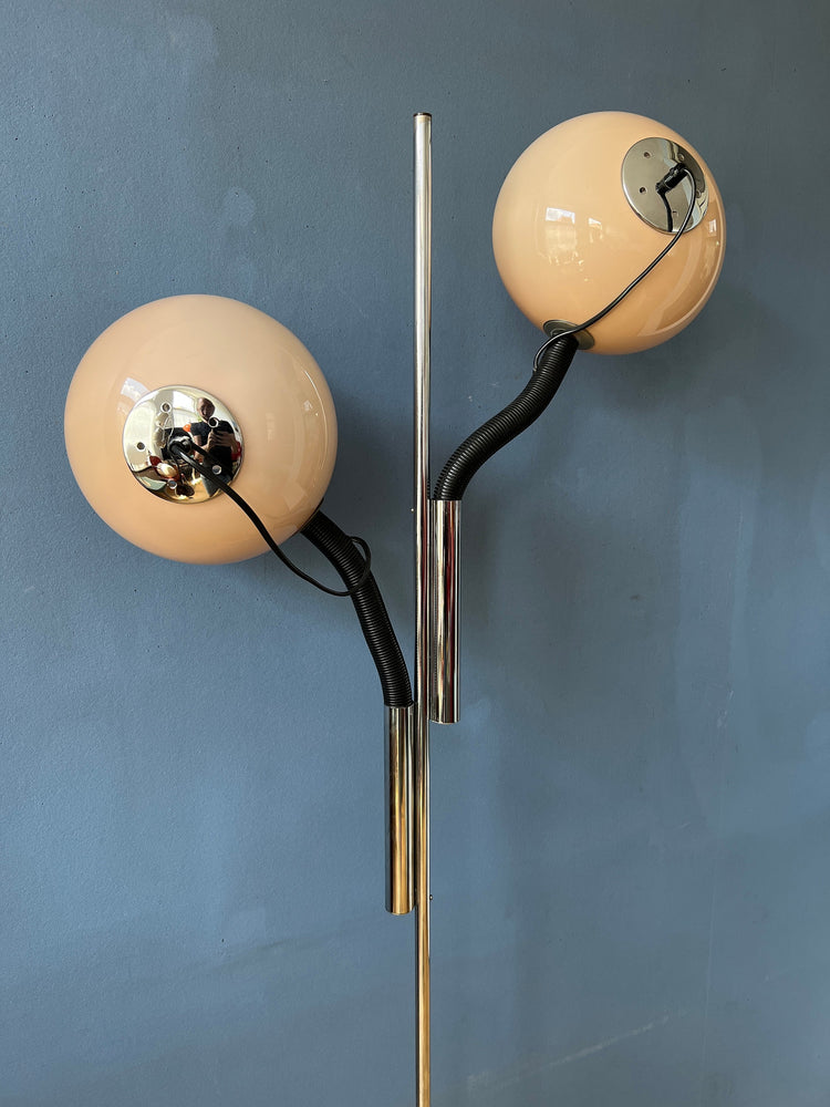 Mid Century Steinhauer Mushroom Floor Lamp - Space Age 70s Standing Light