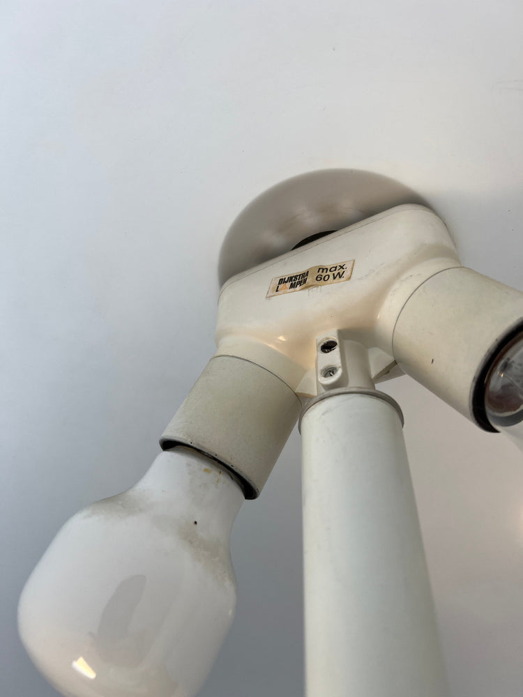 Dijkstra Table Lamp - Vintage Mushroom Desk Lamp - White Space Age Light