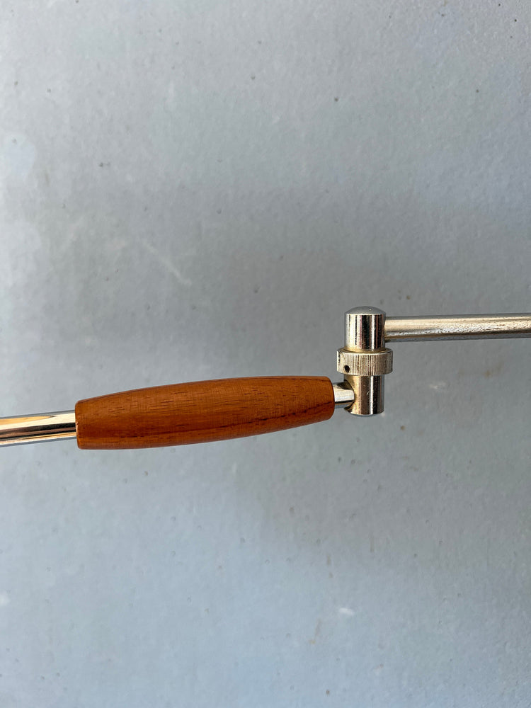 Swing Arm Wall Lamp - Mid Century Teak Wall Lamp - Vintage Sconce
