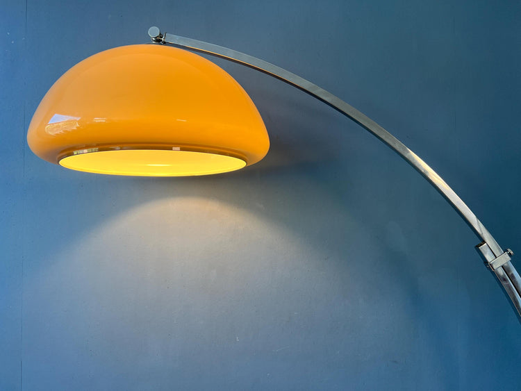 Vintage Space Age Goffredo Reggiani Arc Floor Lamp