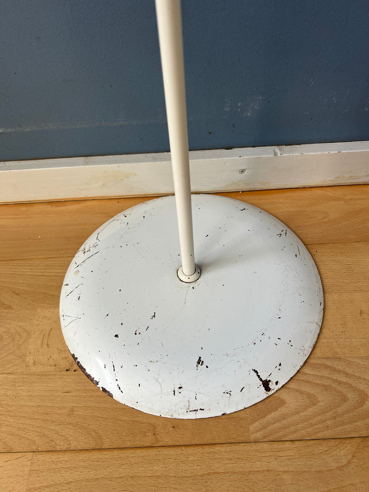 White Mid Century Space Age Woja Floor Lamp