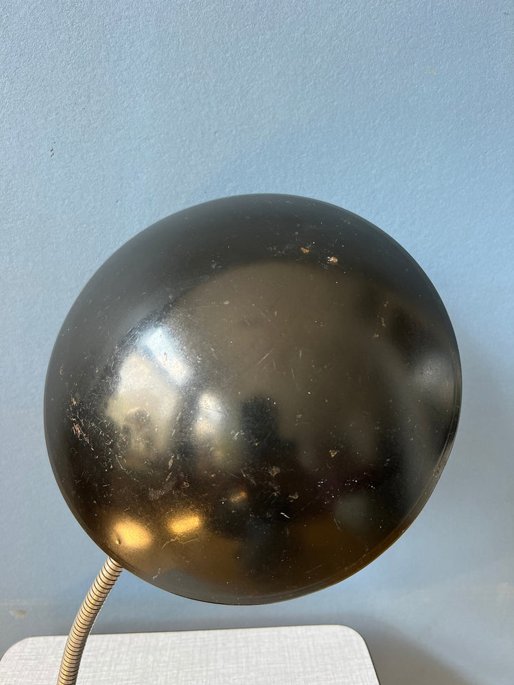 Small Black Bauhaus Style Metal Desk Lamp