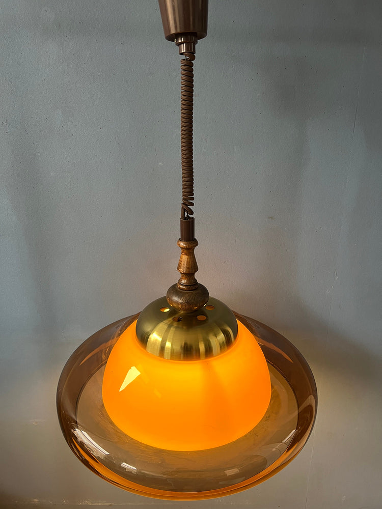 Mid Century Dijkstra Space Age Pendant Lamp