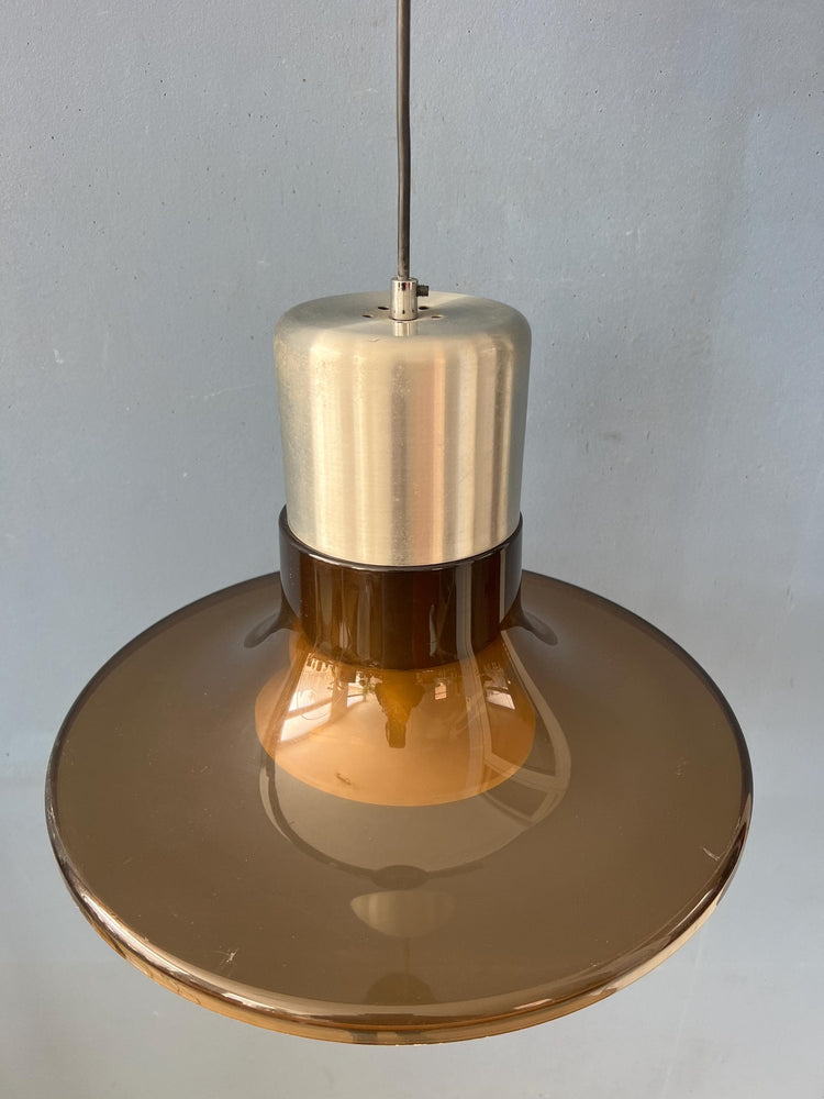 Mid Century UFO Plexiglass Space Age Pendant Lamp
