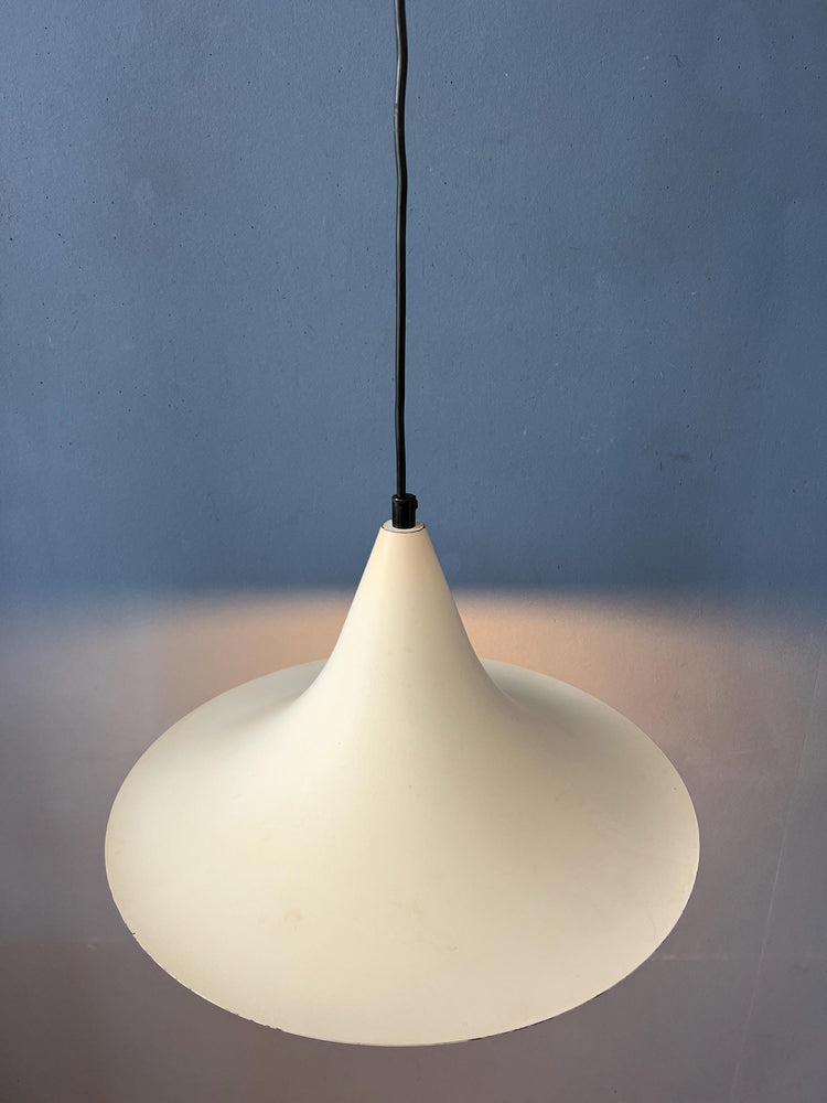 Vintage Metal Witch Hat Space Age Pendant Lamp