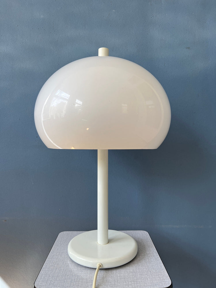 Dijkstra Table Lamp - Vintage Mushroom Desk Lamp - White Space Age Light