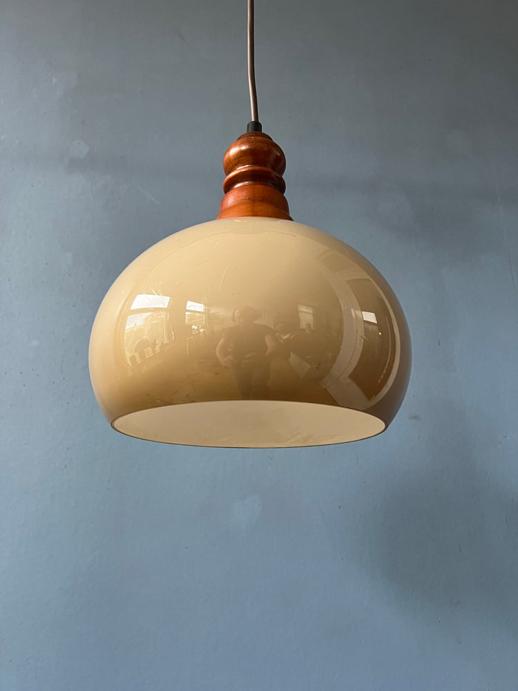 Small Space Age Mushroom Pendant Lamp