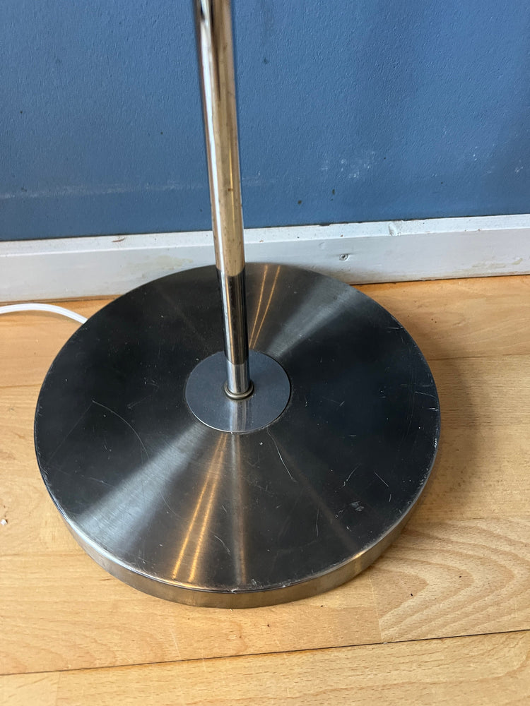 Vintage Dark Silver Herda Space Age Eyeball Floor Lamp