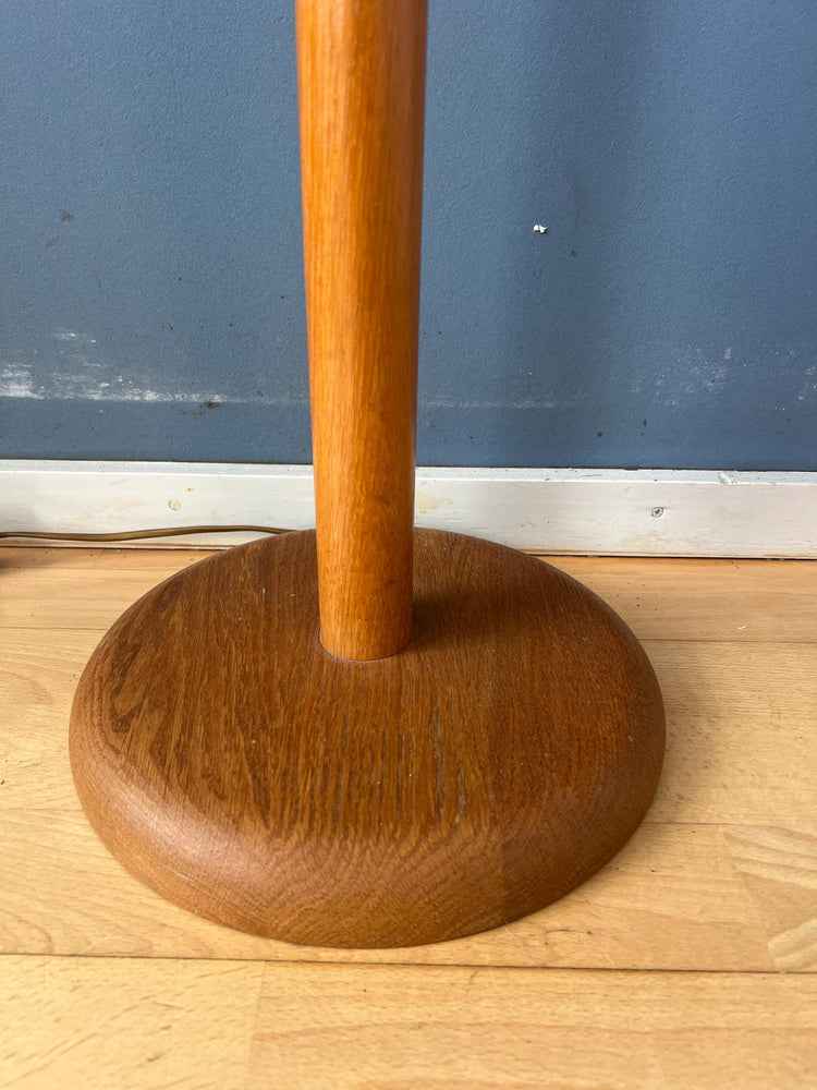 Vintage Steinhauer Wooden Mushroom Floor Lamp
