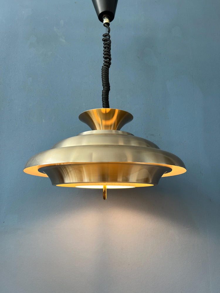 Vintage Mid Century Dijkstra UFO Hanging Lamp