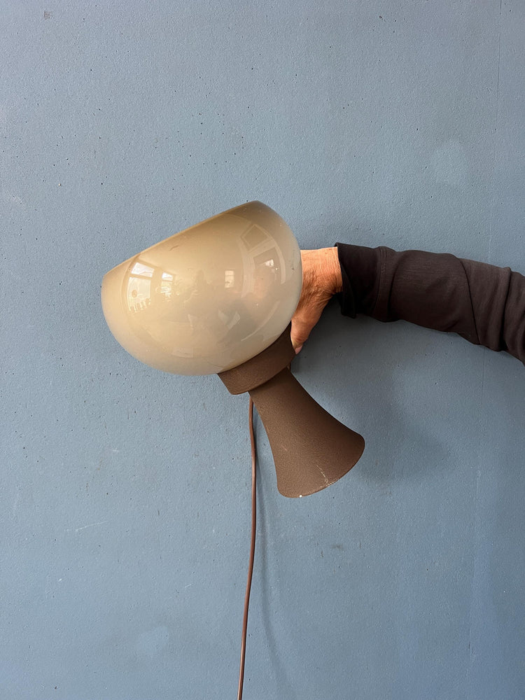 Vintage Space Age Herda Diabolo Mushroom Wall Lamp