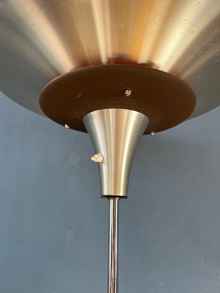Vintage Lakro Amstelveen Space Age UFO Floor lamp with Eyeball Shade