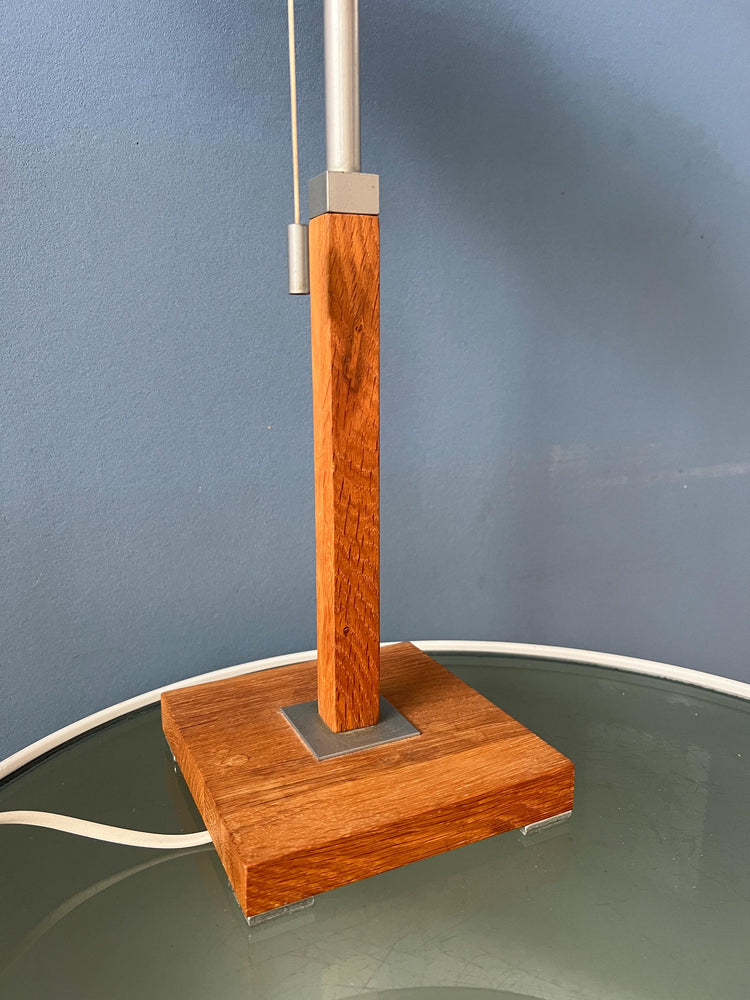 Vintage Ikea Läreda Post Modern Opaline Glass Desk Lamp