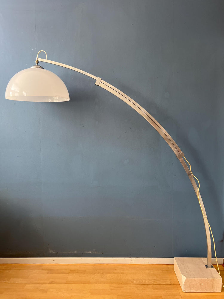 Vintage Space Age Arc Floor Lamp in Style of Guzzini