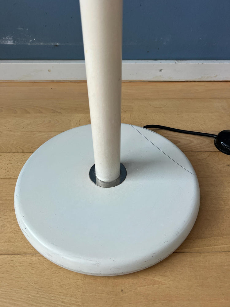 White Dijkstra Mushroom Swing Arm Space Age Floor Lamp