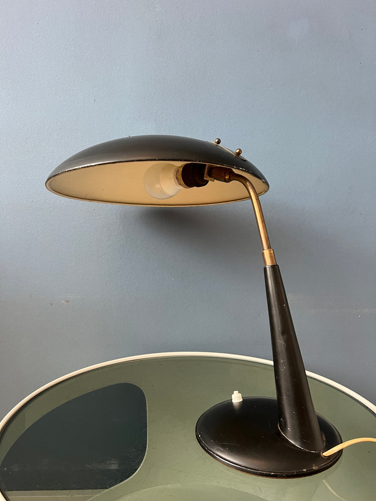 Black Vintage Christian Dell Desk Lamp for Kaiser Leuchten