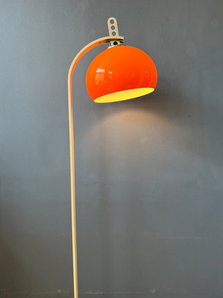 Orange Mushroom Space Age Floor Lamp by Dijkstra