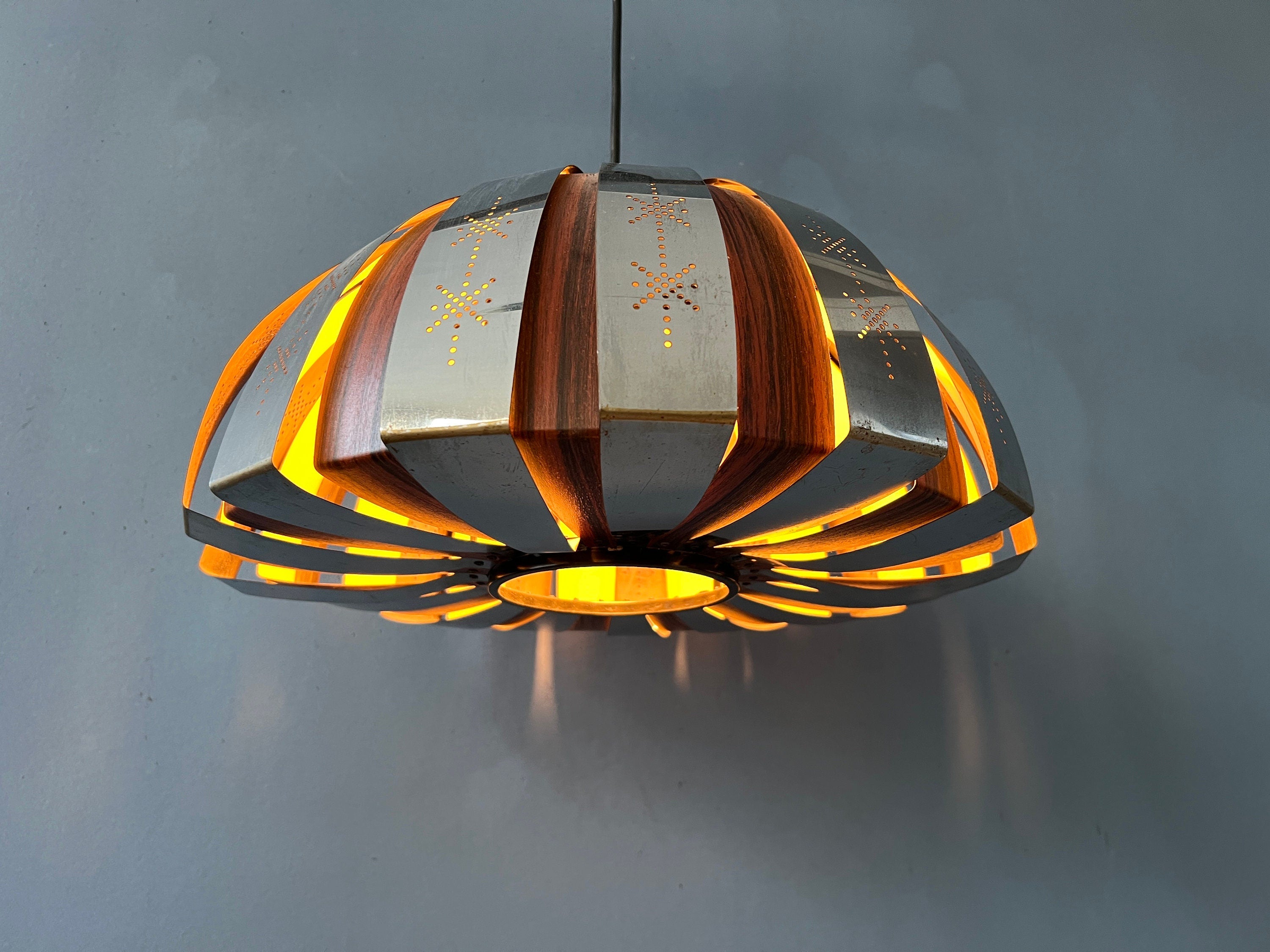 Mid Century Pendant Lamp By Werner Schou for Coronell Elektro