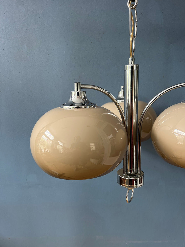 Mid Century Dijkstra Space Age Mushroom Chandelier Pendant Lamp