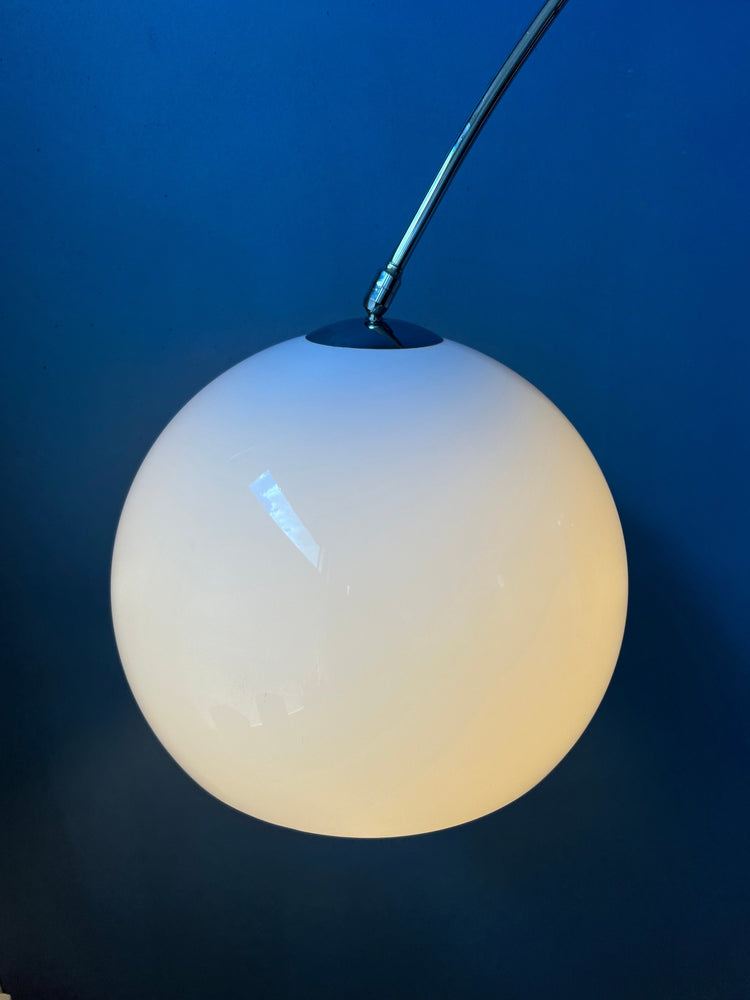 Large Italian Mid Century Space Age Arc Floor Lamp