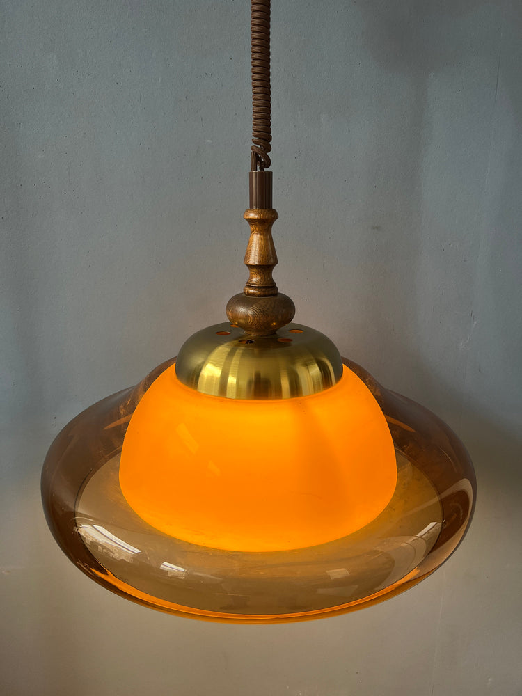 Mid Century Dijkstra Space Age Pendant Lamp