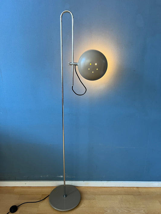Vintage Anvia Beige Adjustable Floor Lamp
