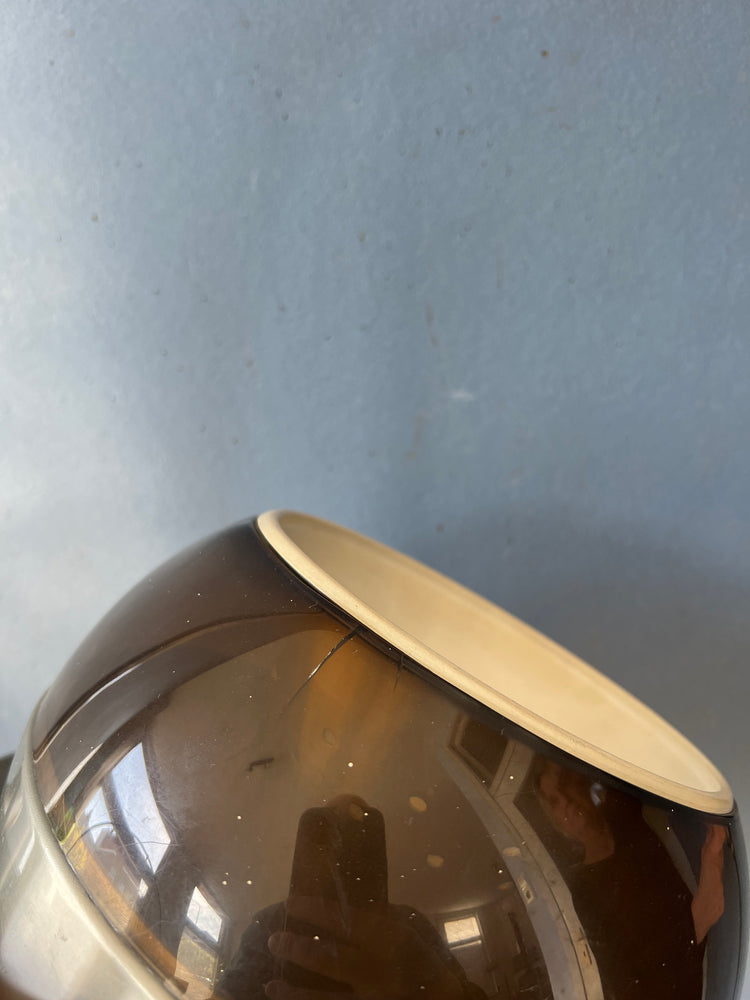Vintage 70s Space Age Arc Wall Lamp 'Globe' by Dijkstra