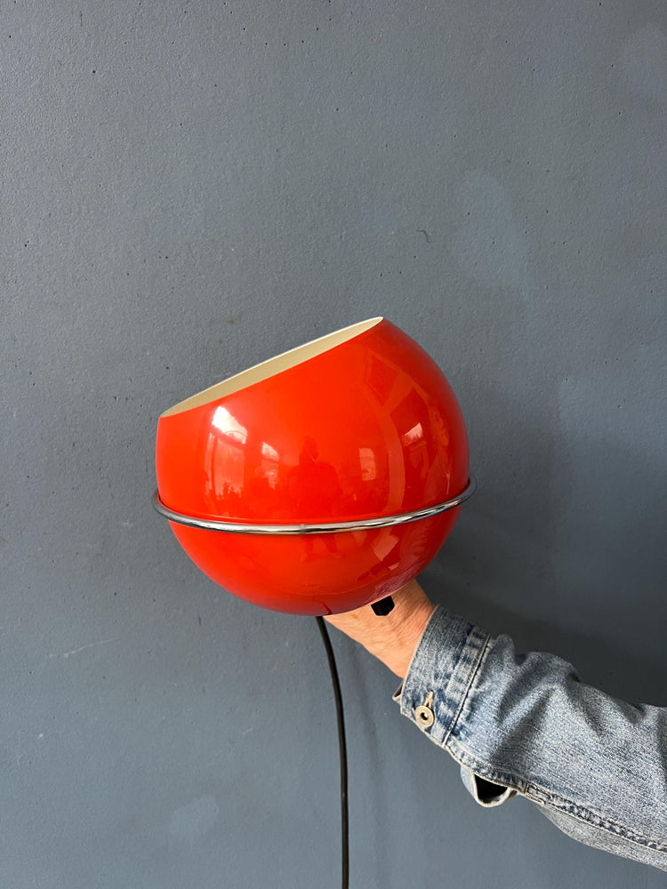 Orange Space Age Eyeball Wall Lamp