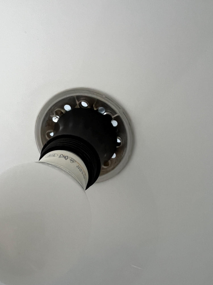 White Dijkstra Mushroom Swing Arm Space Age Floor Lamp