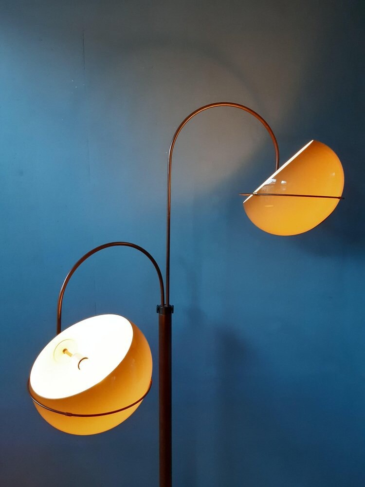 Mid Century GEPO Flexible Space Age Mushroom Floor Lamp