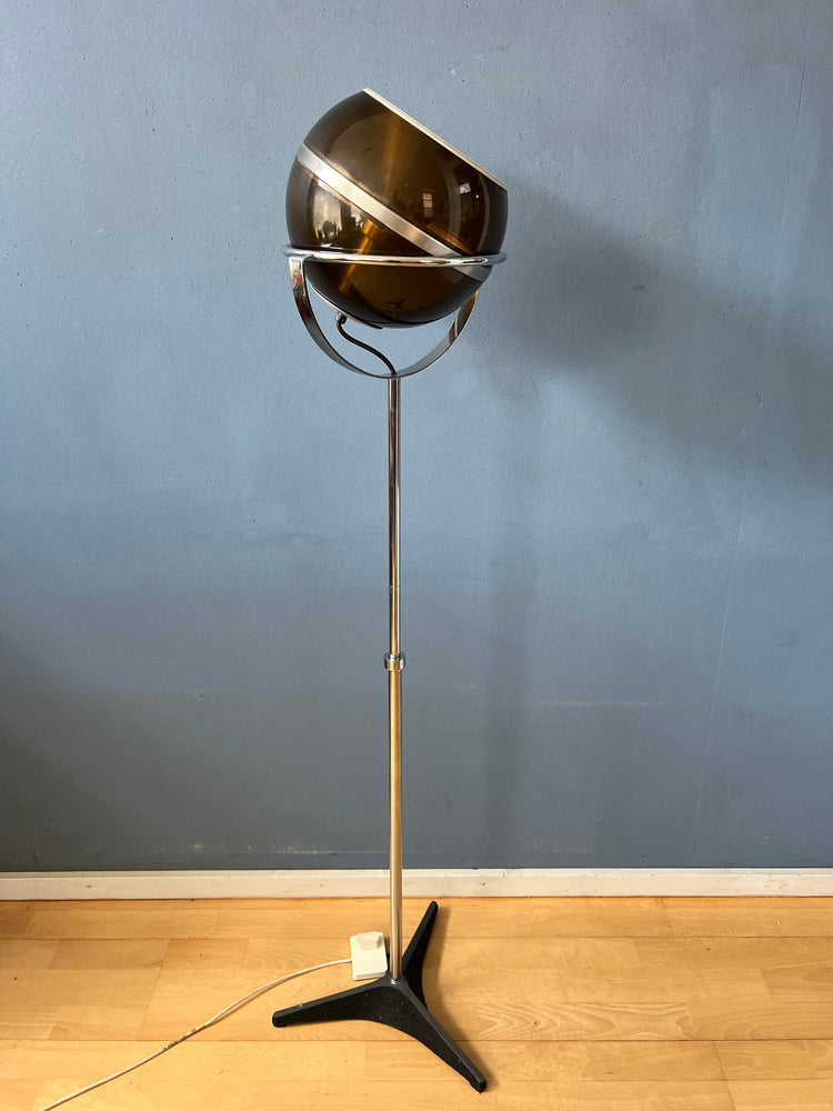 Raak Globe Eyeball Floor Lamp - Space Age Standing Light - Frank Ligtelijn