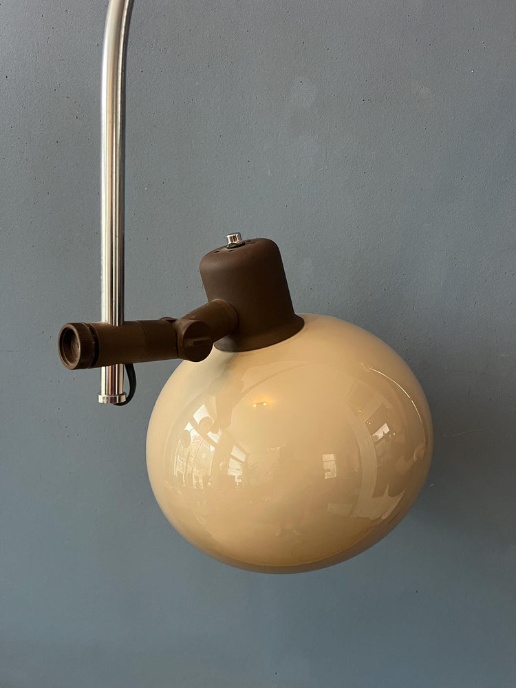 Mid Century Space Age Herda Mushroom Arc Wall Lamp
