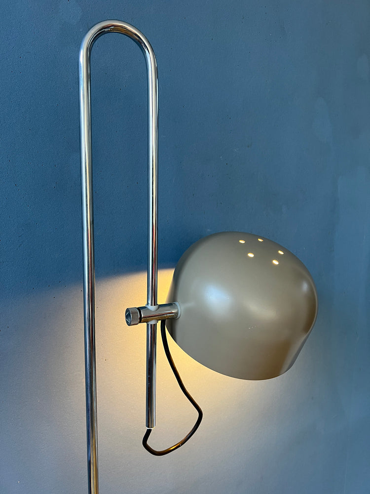 Vintage Anvia Beige Adjustable Floor Lamp