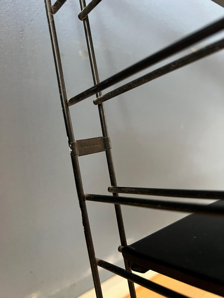 Blue, Black and Red Tomado Vintage Modular Wall System - Shelves - Unit