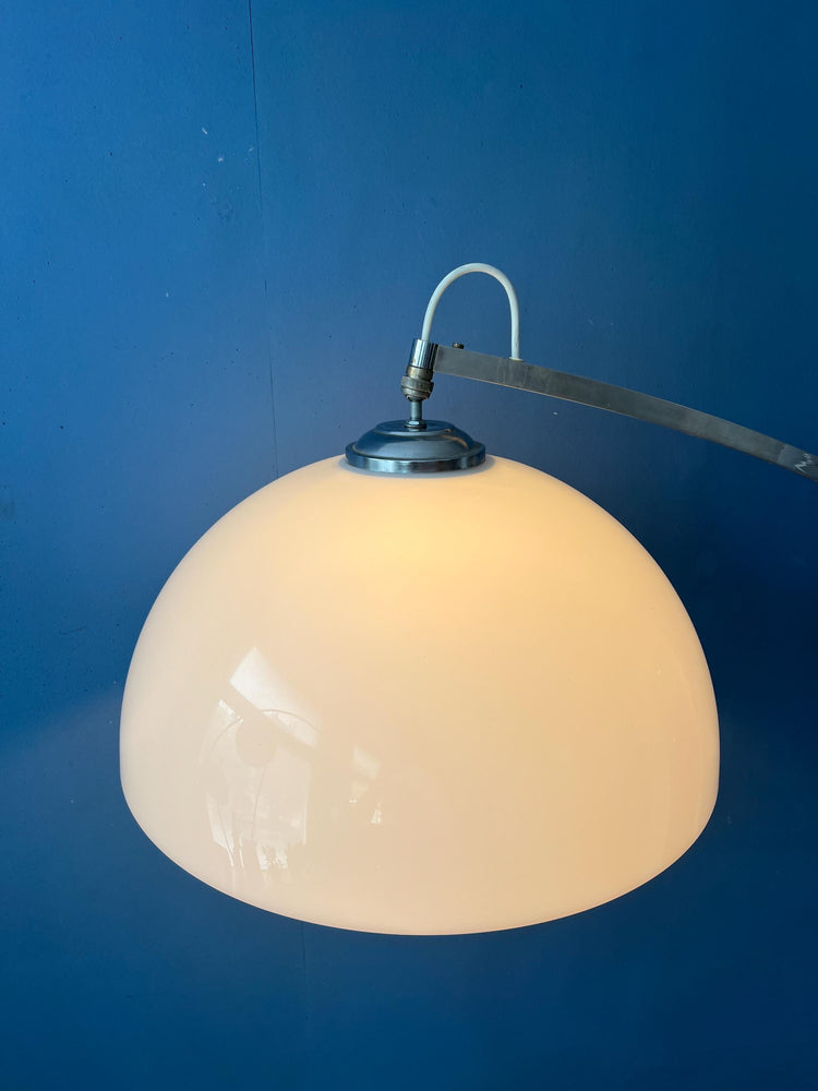 Vintage Space Age Arc Floor Lamp in Style of Guzzini