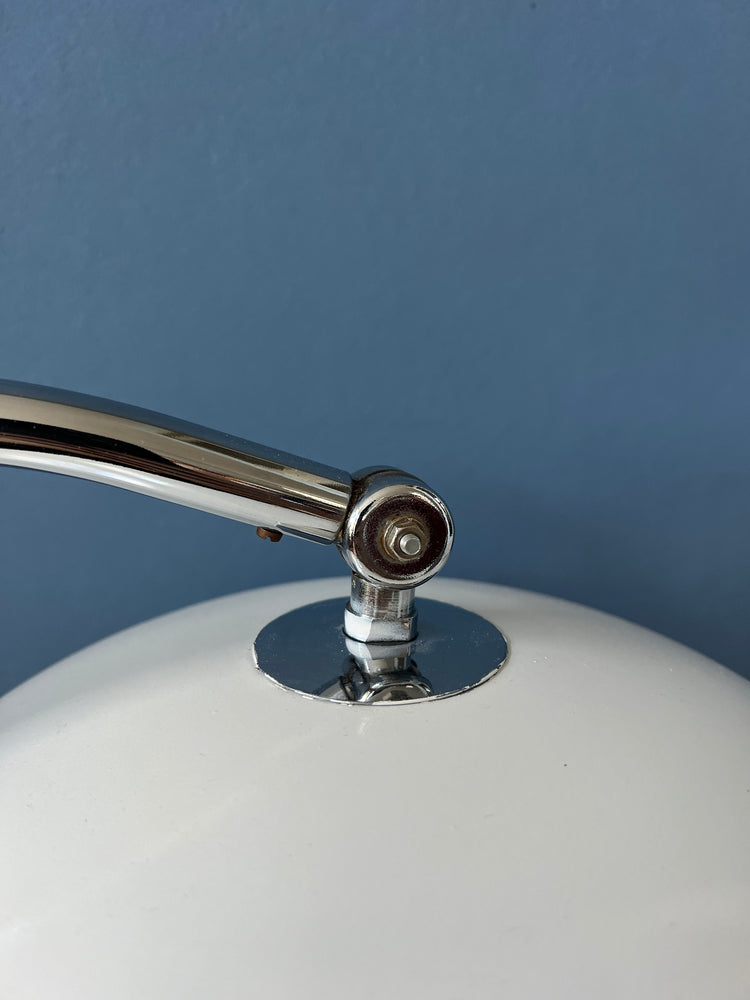 Vintage Hala Busquet / Hala 144 Table Lamp by Herman Busquet - White Bauhaus Desk Lamp