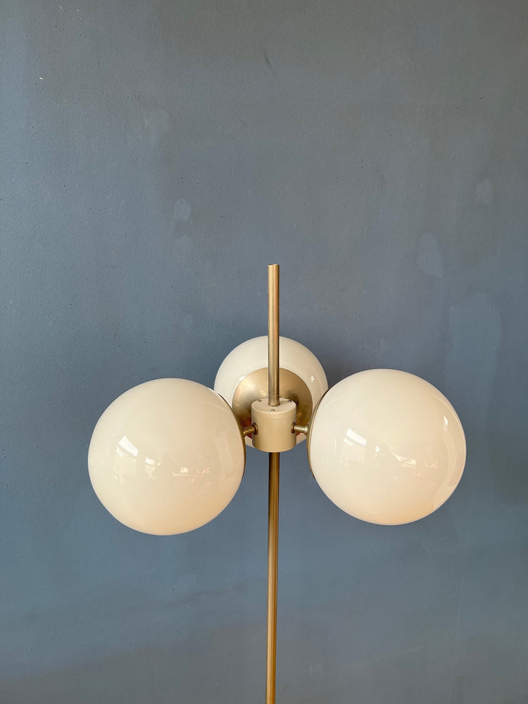 Vintage Sputnik Glass Floorlamp | Mid Century Lamp