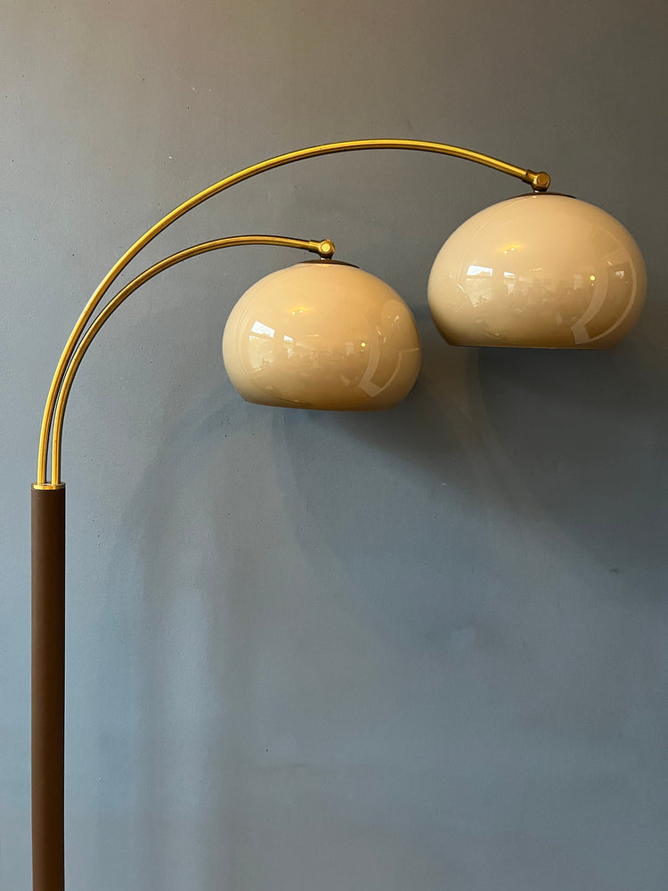 Dijkstra Double Arc Mushroom Floor Lamp | Space Age Standing Light
