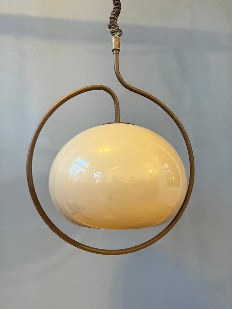 Mid Century Herda Mushroom Pendant Light | Space Age Lamp
